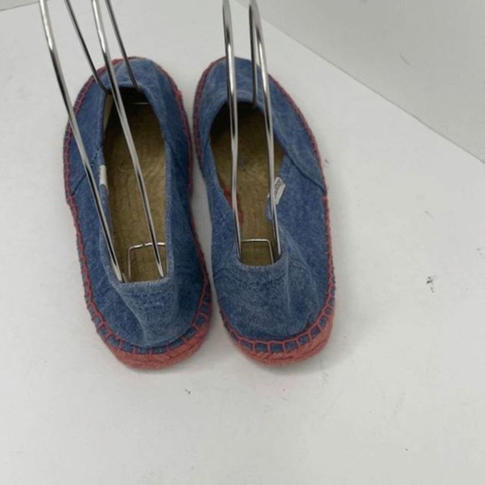 Soludos Blue Denim Espadrilles Flats - Picture 2 of 5